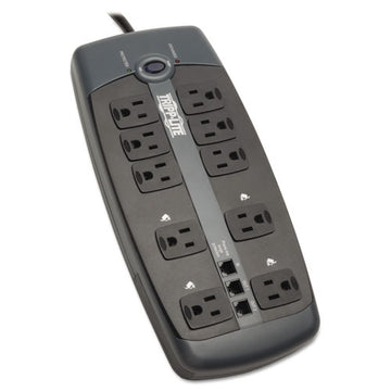 Tripp Lite Protect It! Surge Protector, 12 Outlets, 8 Ft Cord, 2880 Joules, Black freeshipping - TVN Wholesale